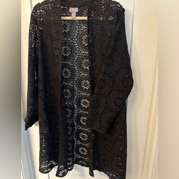 Chico’s Lace Duster Jacket - Picture 1 of 8